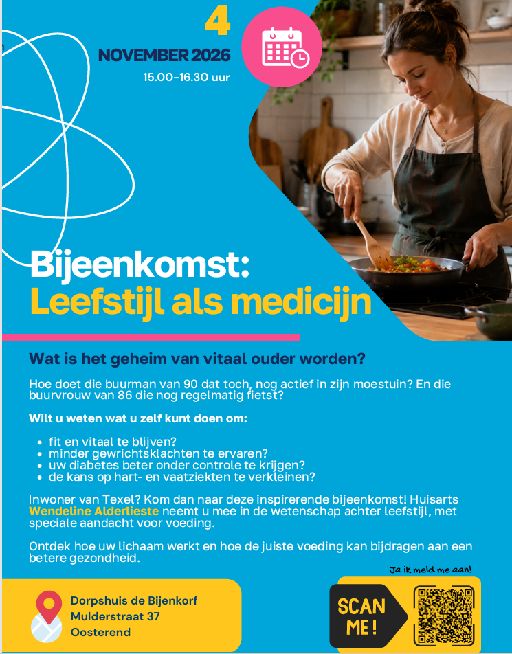 Bijeenkomst Leefstijl als medicijn 4 11 2026