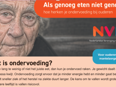 Slechts een paar signalen: ondervoeding komt vaker voor dan je denkt