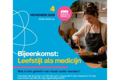 Bijeenkomst: Leefstijl als medicijn voor Texelaars
